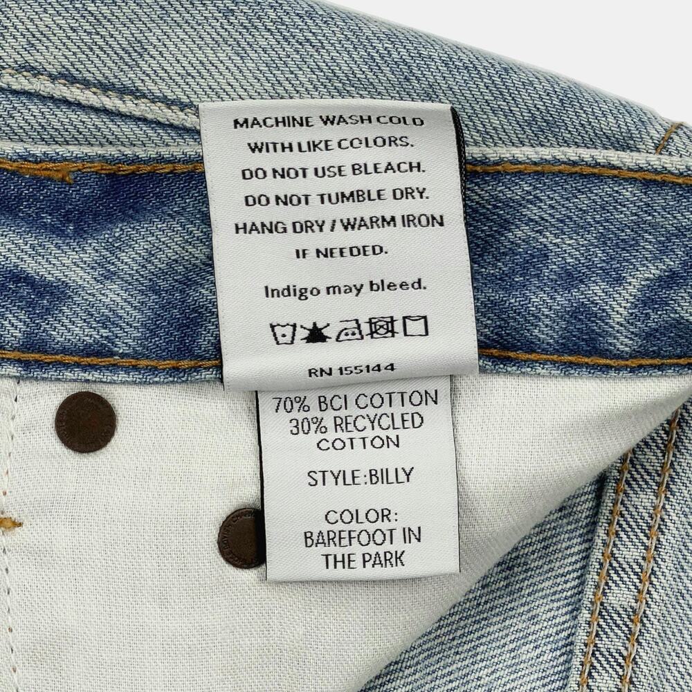 NWT Boyish Billy High Rise Skinny Jean 27 Barefoot in the Park Light Wash - Picture 10 of 13